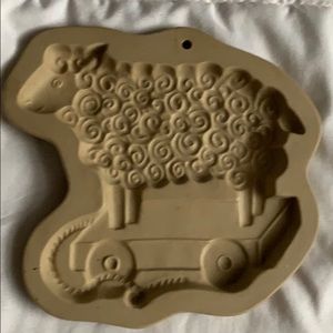 Brown Bag cookie art, toy lamb cookie mold
